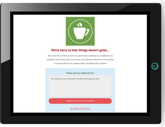 Deal with issues privately Negative feedback handling
