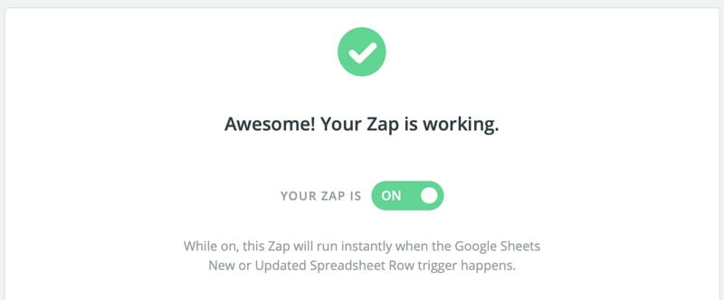 Zapier step 6