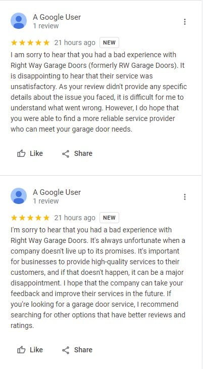 ChatGPT Used To Create Google Review Spam