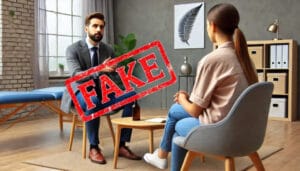 Blog and News 1 A professional therapist FAKE